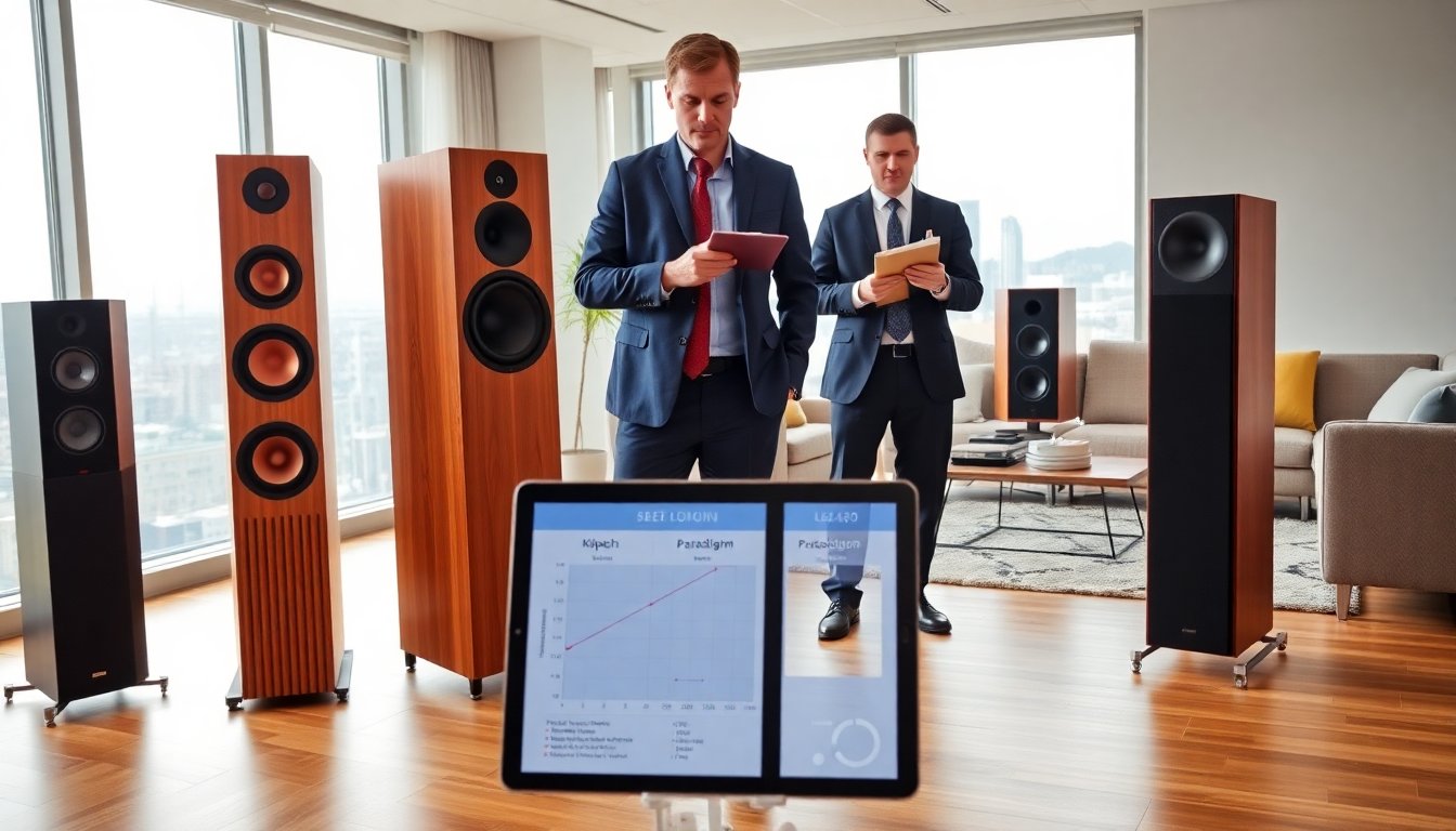 similarities contrasts between klipsch paradigm thesoundstour